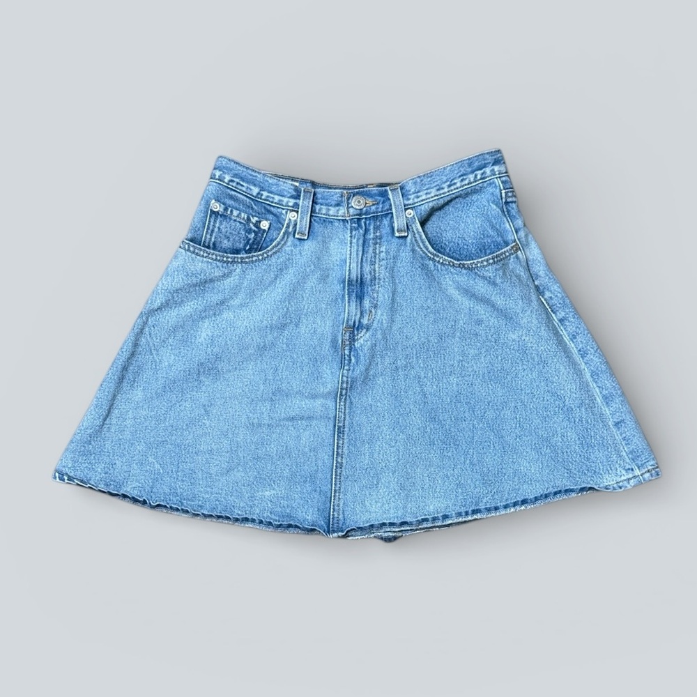 Levi’s Premium A-Line Denim Mini Skirt